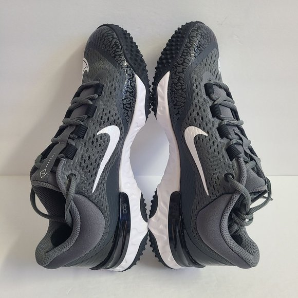 NEW Nike Alpha Huarache Elite 4 Turf Baseball Shoes DJ6523-011 Size 7 Black main image 6